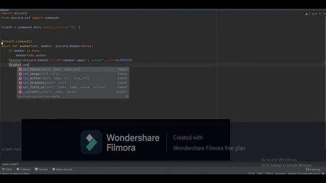 AVATAR Command on DISCORD.PY смотреть онлайн