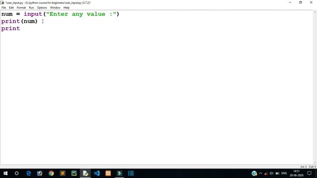 how to take input from user in python смотреть онлайн