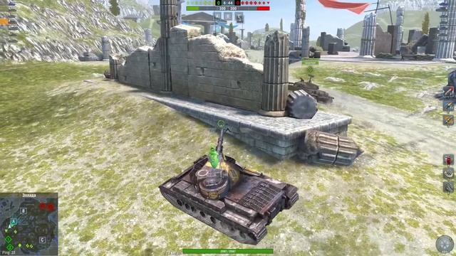 Chieftain Mk. 6 Беру 50 ранг | Tanks Blitz смотреть онлайн