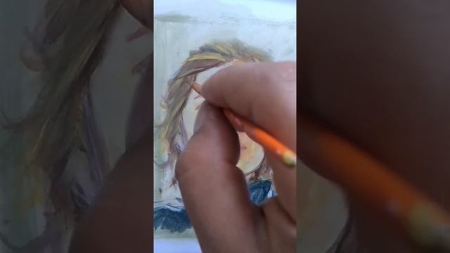 OIL PAINTING . GIRL SKETCH (C) смотреть онлайн