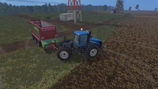 FS2015 - Один российский край - 237 - Cбор соломы и спрос на урожай