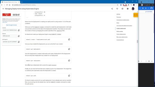 Managing Deployments Using Kubernetes Engine [GSP053] - Qwiklabs смотреть онлайн
