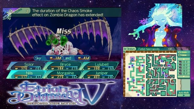 Etrian Odyssey V: Beyond The Myth Playthrough (LXVI) - Zombie Dragon Redeath смотреть онлайн