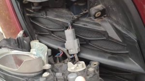 замена ламп габариток, ПТФ на Mazda CX-7 (рестайлинг)