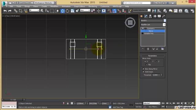 [Урок 3ds Max] Моделирование. Стол деревянный смотреть онлайн