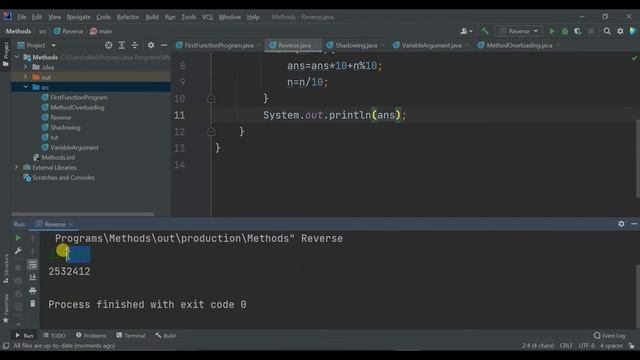 How to Reverse a Number || Reverse of a number in java || Nikhil Saini смотреть онлайн