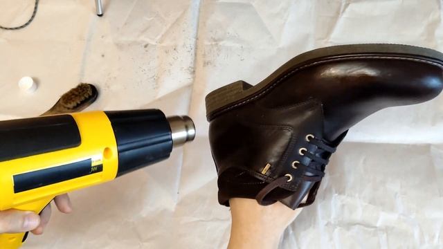 Уход за кожаной обувью. Водоотталкивающая пропитка. смотреть онлайн