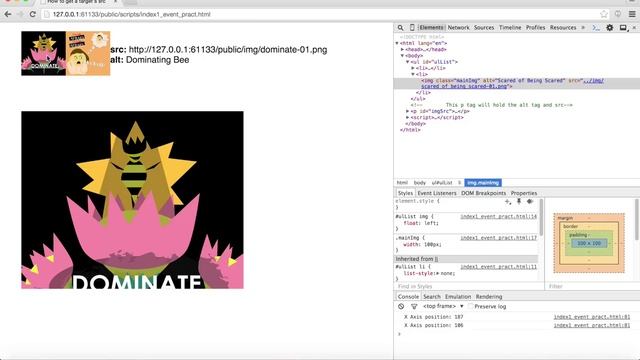 Using .clientX and .clientY - Event Tutorial #10 смотреть онлайн