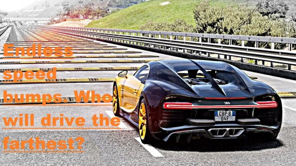 Автомобили против бесконечных лежачих полицейских – BeamNG.Drive