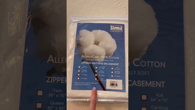 A look at our Allergy Care 100% Cotton Mattress Encasement & Pillow Covers. смотреть онлайн