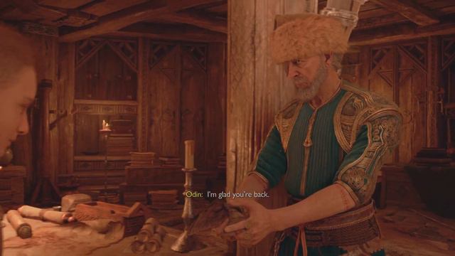 God of War Ragnarök Odin asks Atreus about Heimdall | Atreus lies to Odin moment | PS5 4K смотреть онлайн