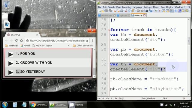 Second Audio Object Created With JavaScript смотреть онлайн