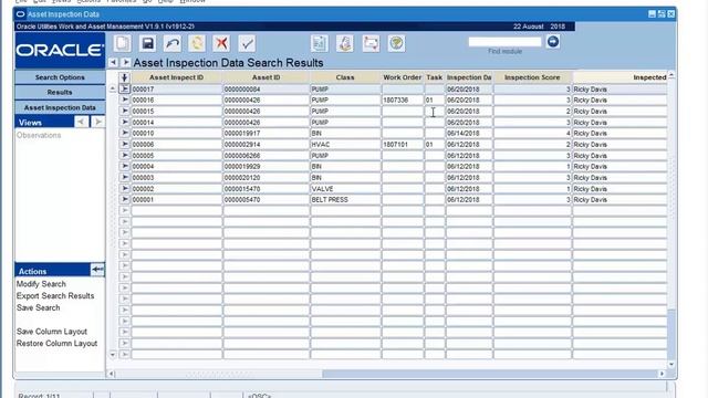 How to View Condition Assessment Records in ORACLE WAM смотреть онлайн