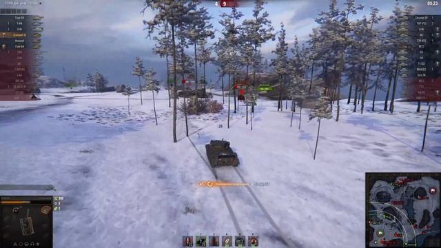 World of Tanks - как горит Chrysler K GF - красота в мире танков смотреть онлайн