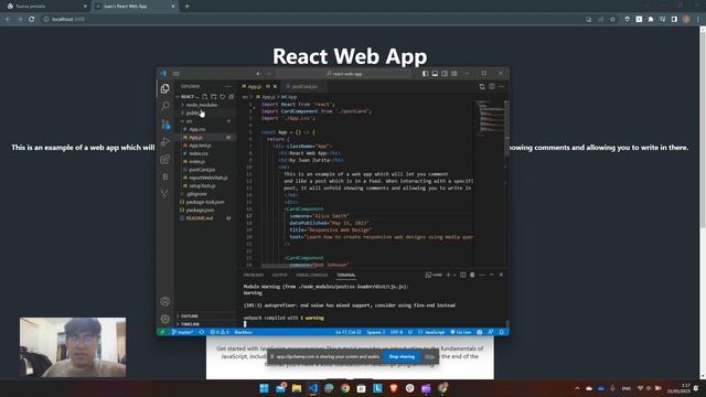 Simple Web App with React by Juan Zurita смотреть онлайн