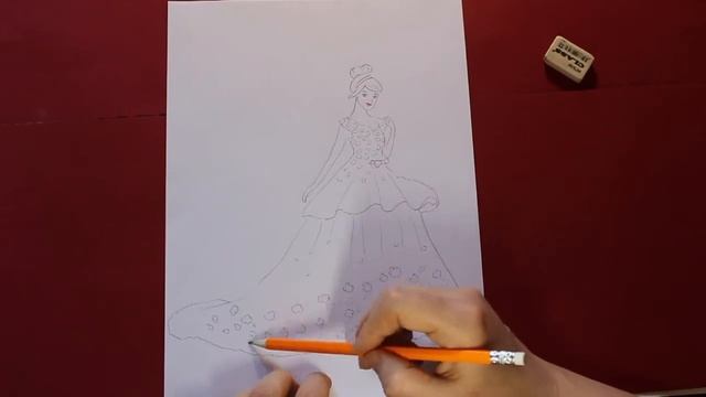 Cinderella How to draw princess Easy Як легко намалювати Попелюшку. Золушка Рисуем легко карандашом смотреть онлайн