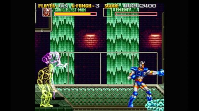 Super Nintendo (Snes) 16-bit Sonic Blast Man 1 part Stage 3