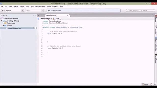 Добавление скрипта в Unity3d смотреть онлайн