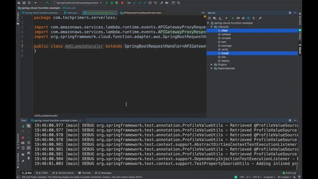 Spring Cloud Function on AWS Lambda using API Gateway | Tech Primers смотреть онлайн