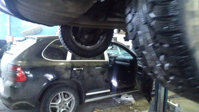 Porsche Cayenne последствия дрифа