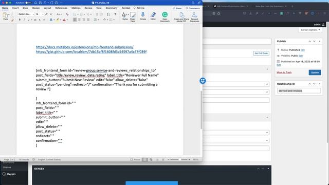 How to Set Up Front End Submissions In Meta Box with Oxygen Builder смотреть онлайн