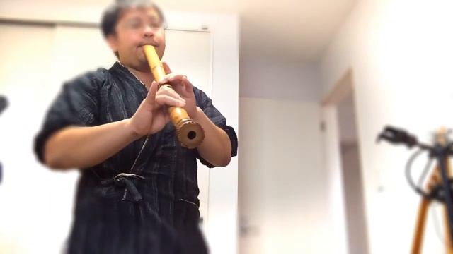 華水 尺八 都山流 1.8 Feet 55cm Tozan Shakuhachi Crafted by KaSui - Demo by tkviper.com смотреть онлайн