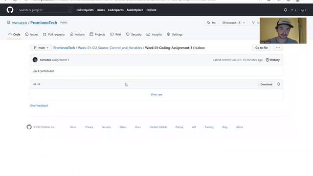 Pushing to Github - Front End Week 1 Assignment 1 смотреть онлайн