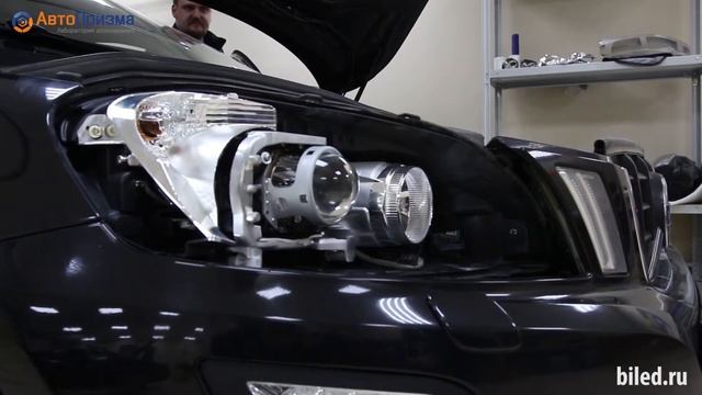 Volvo XC60 установка КСЕНОНОВЫХ линз Hella 3R смотреть онлайн