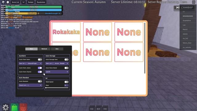 roblox Sakura Stand script autofarm items auto storage etc. keyless pastebin смотреть онлайн