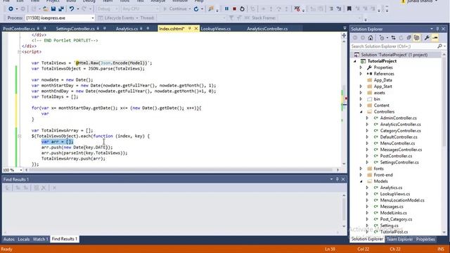 277 ASP .NET MVC - Render Analytics JSON in Google Line Chart of Whole Month смотреть онлайн