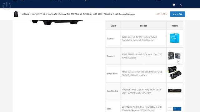 HEDİYE DAHİL 16799 TL!! ULTIMA-12100F ÇOK KALİTELİ TOPLAMA PC смотреть онлайн