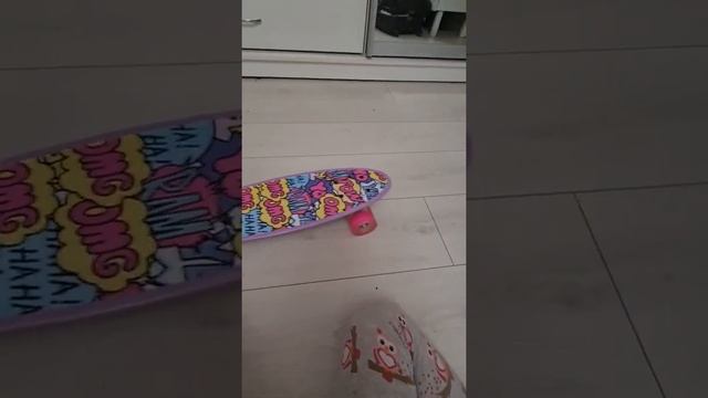 #Shorts Обзор скейт для детей. купили новый скейт смотреть онлайн