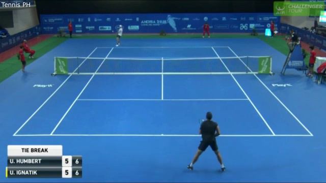Ugo Humbert (FRA) v Uladzimir Ignatik (BLR) I ATP Challenger Andria 2018 R16 смотреть онлайн