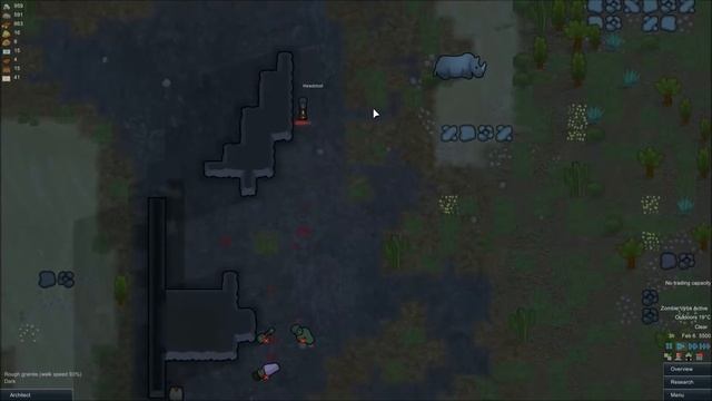 RimWorld [Alpha 9] - Zombie Apocalypse Gameplay смотреть онлайн
