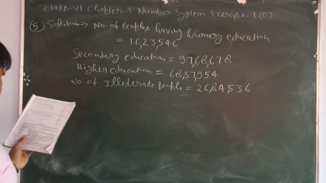 Rs Aggarwal Class-6 Chapter-1 Number System Ex-1C Q-1,3,5,7,9