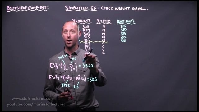 Bootstrap Confidence Interval with Examples | Statistics Tutorial #36 | MarinStatsLectures смотреть онлайн