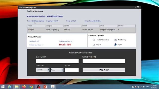 Railway Ticket Booking System || Java Project || Nits Classes Kota смотреть онлайн