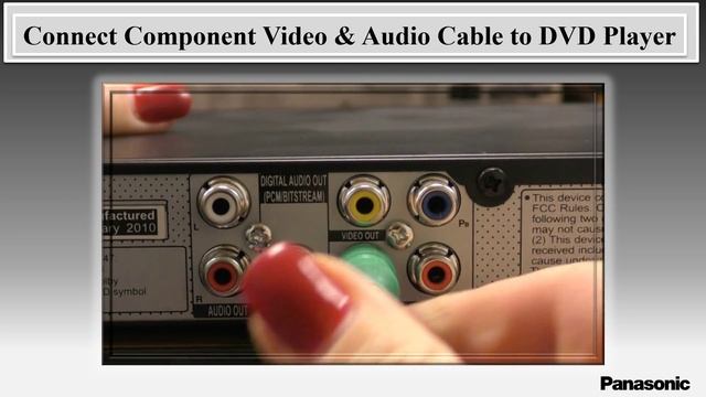 Panasonic - Television - Function - How to Connect to a DVD Player. смотреть онлайн