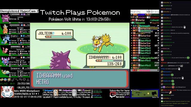 Twitch Plays Pokémon Metronome Sapphire - Hour 17 to 18 смотреть онлайн