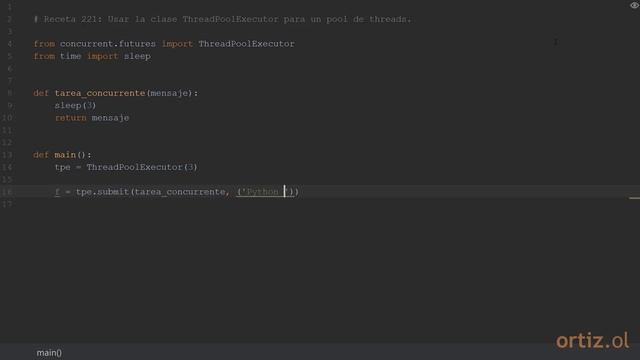Python 3 - Receta 221: Usar la Clase ThreadPoolExecutor para Crear un Pool de Threads смотреть онлайн