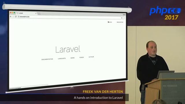 Freek Van der Herten: A hands on introduction to Laravel смотреть онлайн