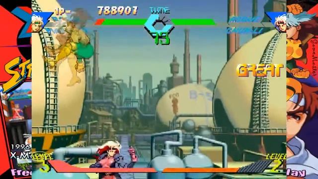 X-Men vs. Street Fighter - Rogue - Walkthrough [06] смотреть онлайн