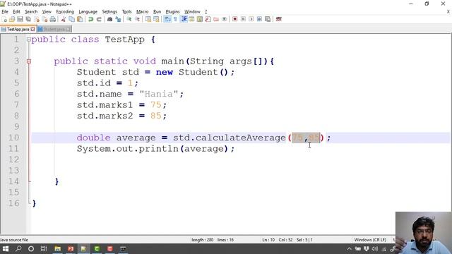 Lec06 - OOP/Java - Adding Behavior in Object смотреть онлайн