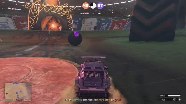 GTA 5 - ARENA WAR - Bomb Ball - Flick and Score - LankyAssassin24 смотреть онлайн