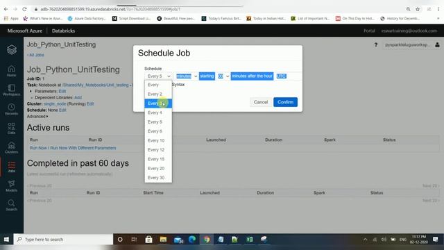 Databricks Tutorial 19 How To Create Job in Databricks, Job Scheduling In Databricks,#DatabricksJob смотреть онлайн