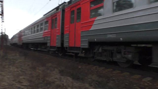 Электропоезд ЭД2Т-0044 сообщением Поварово-3 - Александров-1 смотреть онлайн
