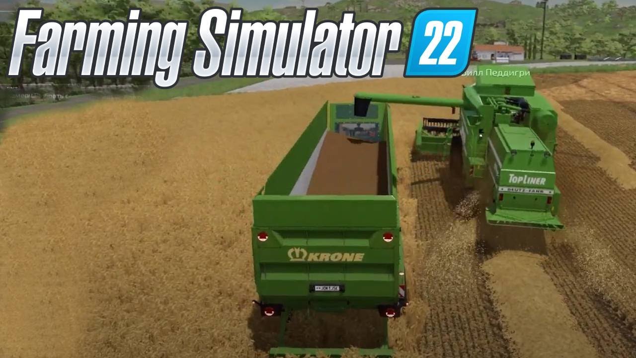 Забрали ЯЧМЕНЬ СЕБЕ, а С НАС собрали ДЕНЬГИ. Farming simulator 22 #12. КООП. смотреть онлайн