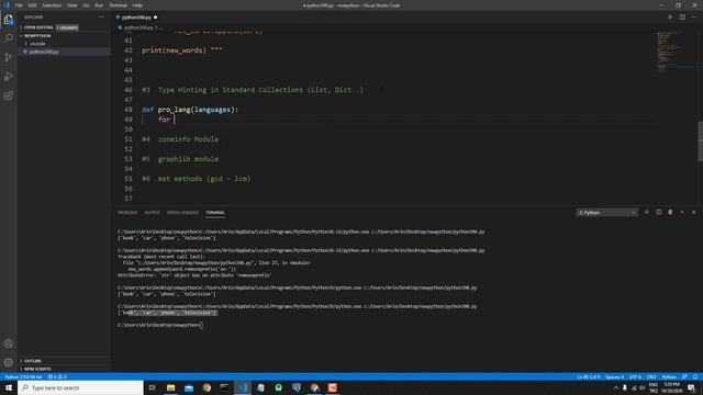 Yeni Başlayanlar İçin Python(3.9.0) Dersleri - Ders 97 - Python 3.9.0 Yeni Özellikler смотреть онлайн