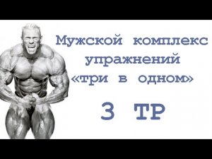 Мужской комплекс упражнений «три в одном» (3 тр)