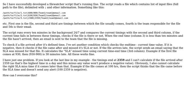 Unix & Linux: Time Calculation in a Filewatcher Script смотреть онлайн